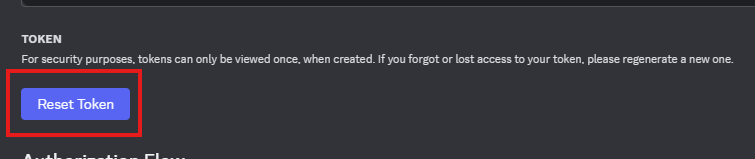 Obtaining a bot token