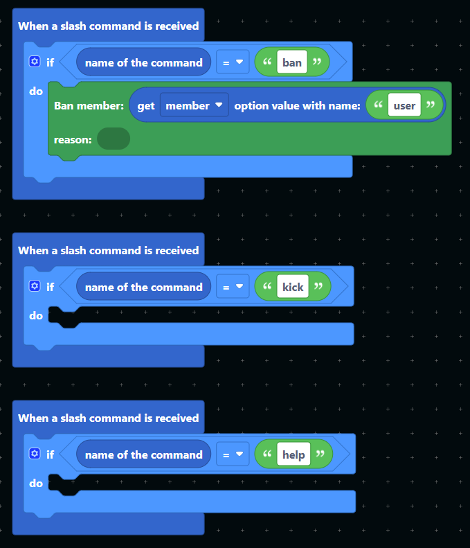 Multiple commands